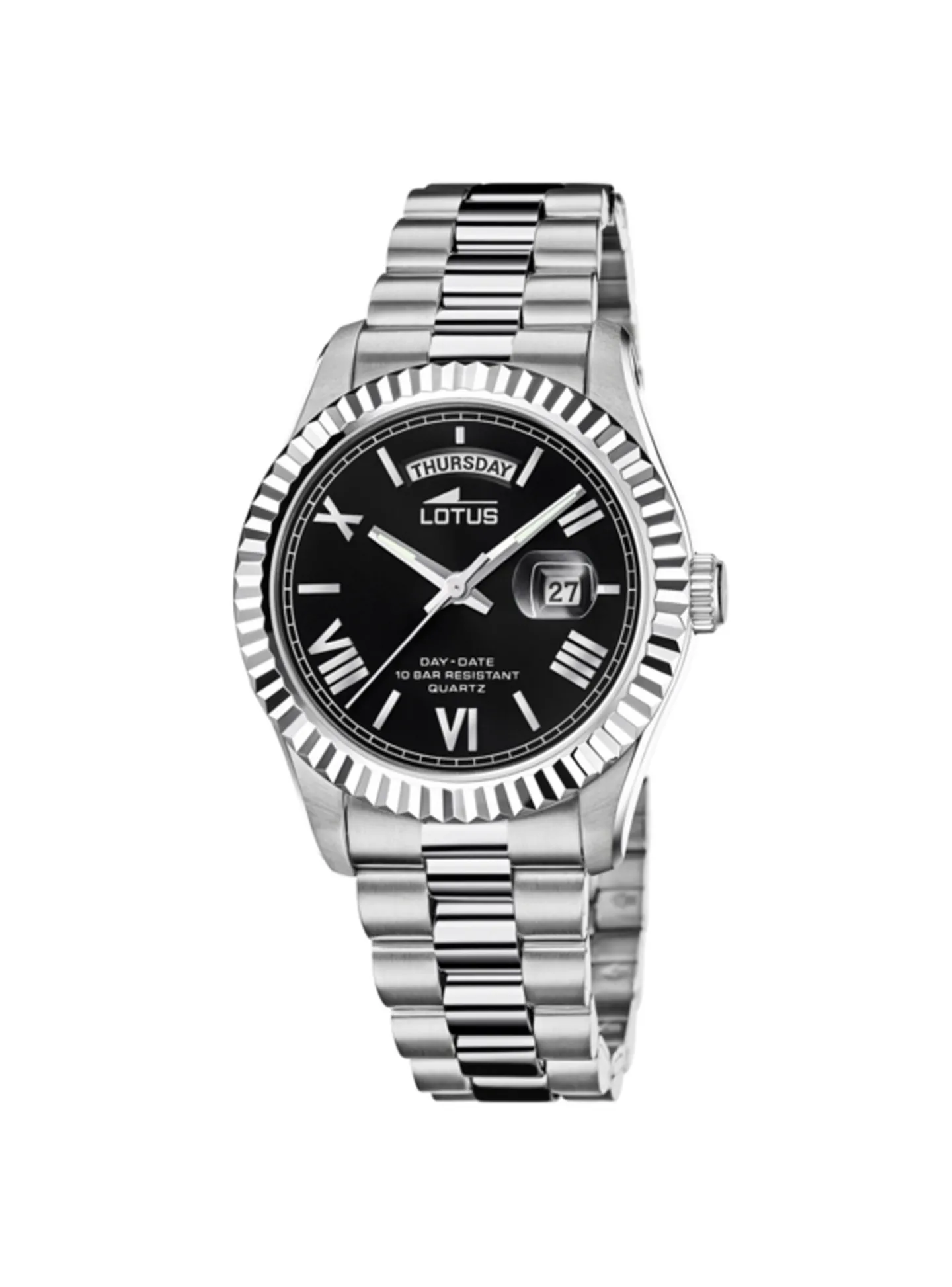 Montre Lotus Freedom acier cadran noir