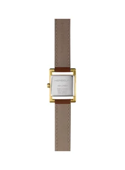 Montre Michel Herbelin dame 5e Avenue cuir gold