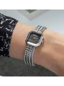 Montre Michel Herbelin Octogône fond noir