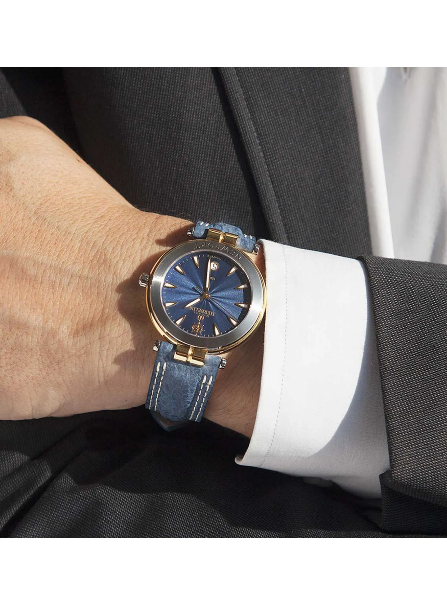 Montre Newport Originals Cuir Bi color