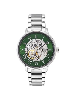 Montre Pierre Lannier Automatic acier cadran vert