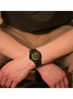 Montre Pierre Lannier automatique Paddock acier noir