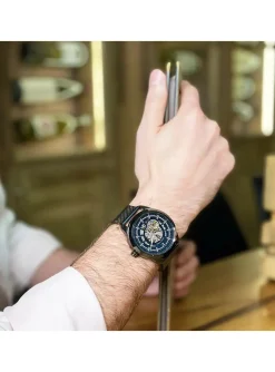 Montre Pierre Lannier automatique acier milanais