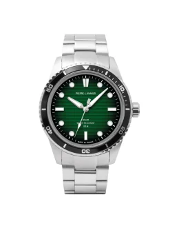 Montre Pierre Lannier Inti solaire cadran vert