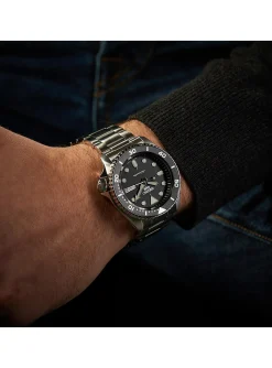 Montre Seiko 5 sport automatique acier cadran noir