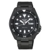 Montre Seiko 5 Sports automatique acier noir