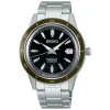 Montre Seiko automatique acier cadran noir_x005f_x000D_collection Présage