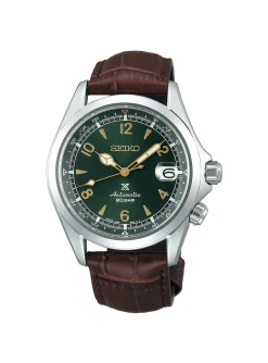 Montre Seiko automatique Prospex Alpinist_x005f_x000D_cuir marron