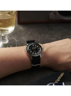 Montre Seiko automatique Présage 60's noire
