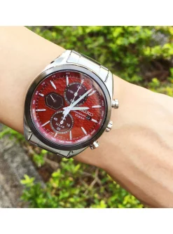 Montre Seiko chrono solaire Macchina Sportiva