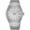Montre Seiko Classique acier bracelet intégré