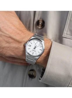 Montre Seiko Classique acier bracelet intégré