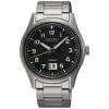 Montre Seiko date fond noir