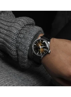 Montre Seiko Presage Cocktail GMT fond brun