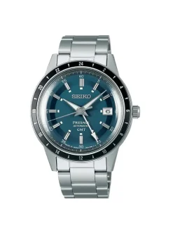 Montre Seiko Présage automatique cadran bleu GMT_x005f_x000D_Journey On The Road
