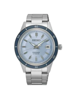 Montre Seiko Présage automatique Style60's_x005f_x000D_Edition limitée light blue 2077/3000