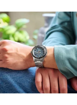 Montre Seiko Présage automatique cadran bleu GMT_x005f_x000D_Journey On The Road