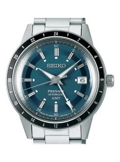 Montre Seiko Présage automatique cadran bleu GMT_x005f_x000D_Journey On The Road