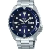 Montre Seiko sport 5 automatique acier cadran bleu