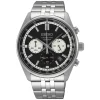 Montre Seiko Sport acier cadran noir chono