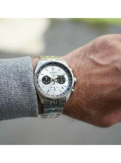 Montre Seiko Sport acier cadran blanc