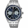 Montre Seiko Sport Chrono acier cadran cadran bleu