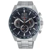 Montre Seiko Sport chrono acier