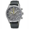 Montre Seiko sport chrono nylon gris