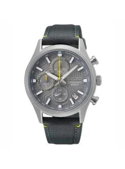 Montre Seiko sport chrono nylon gris