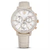 Montre Swarovski Chrono taupe