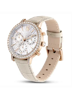 Montre Swarovski Chrono taupe
