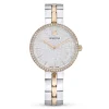 Montre Swarovski Cosmopolitan blanche et rose