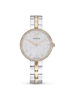 Montre Swarovski Cosmopolitan blanche et rose