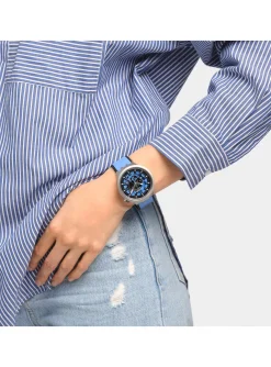 Montre Swatch Azure Blue Daze_x005f_x000D_collection Big Bold Irony