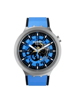 Montre Swatch Azure Blue Daze_x005f_x000D_collection Big Bold Irony