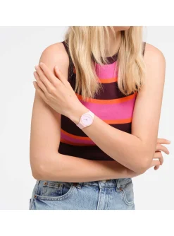 Montre Swatch Caricia rose