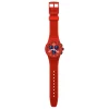 Montre Swatch chrono Primarily Red