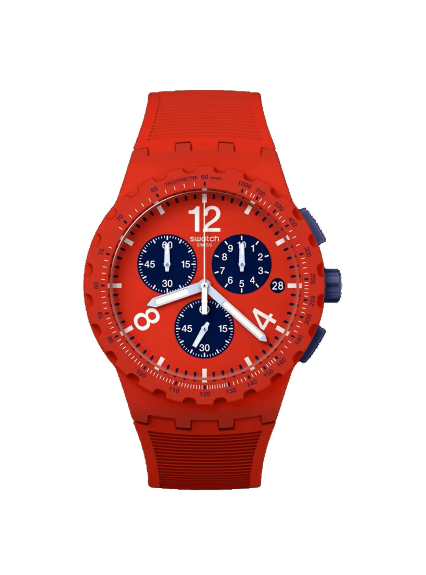 Montre Swatch chrono Primarily Red