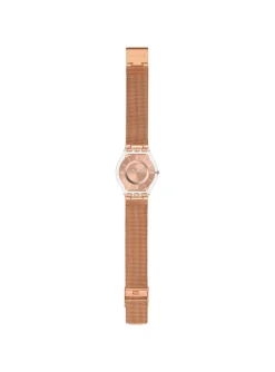 Montre Swatch Hello Darling en acier rose_x005f_x000D_Skin