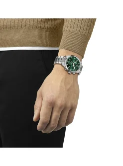 Montre Tissot Chono XL Classic acier cadran vert