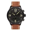 Montre Tissot Chrono XL cuir marron
