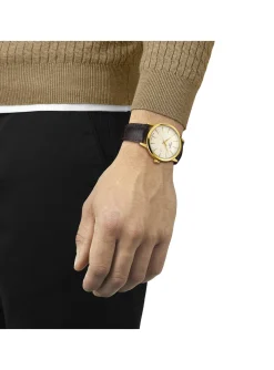 Montre Tissot Classic Dream cuir marron