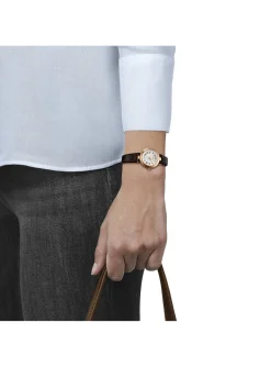 Montre Tissot femme Bellissima Small cuir brun