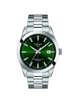 Montre Tissot Gentleman powermatic 80 silicium_x005f_x000D_cadran vert