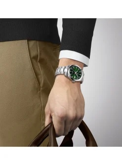 Montre Tissot Gentleman powermatic 80 silicium_x005f_x000D_cadran vert