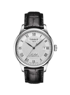 Montre Tissot Le Locle automatique cuir noir