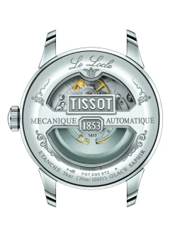 Montre Tissot Le Locle powermatic 80 open heart_x005f_x000D_cuir marron