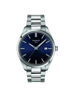 Montre Tissot PR100 acier cadran bleu