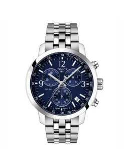 Montre Tissot PRC 200 chrono acier cadran bleu