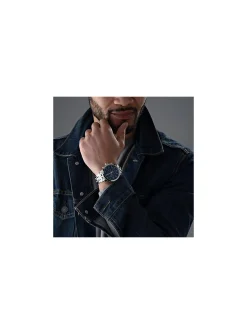 Montre Tissot PRC 200 chrono acier cadran bleu